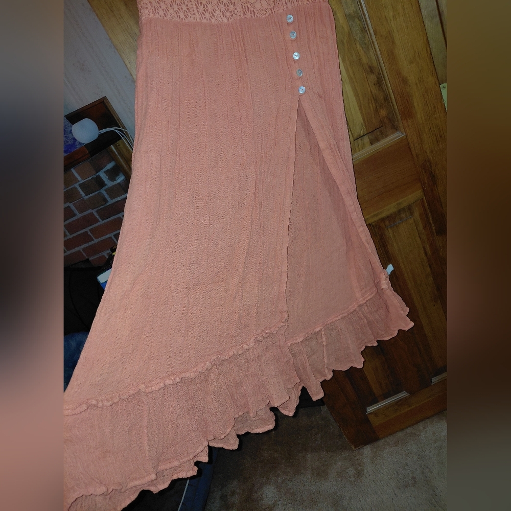 Jen's Pirate Booty Venus Maxi Skirt In Tango Orange - Picture 9 of 13